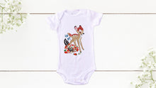 Load image into Gallery viewer, Baby Bambi Embroidered Bodysuit /Onesie/Bodysuits design/Clothing Kids/Customer kids/Customer Kids.