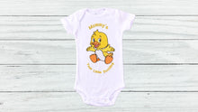 Load image into Gallery viewer, Mommy's Your Little Duckling Embroidered Bodysuit Embroidery design/T-shirt Embroidery/ Kids T-shirts/Customer kids/Embroidery