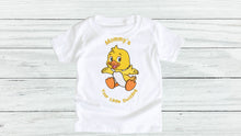 Load image into Gallery viewer, Mommy's Your Little Duckling Embroidered Bodysuit Embroidery design/T-shirt Embroidery/ Kids T-shirts/Customer kids/Embroidery