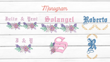 Load image into Gallery viewer, Monogram towels Embroidery /Personal Monogram/Monogram