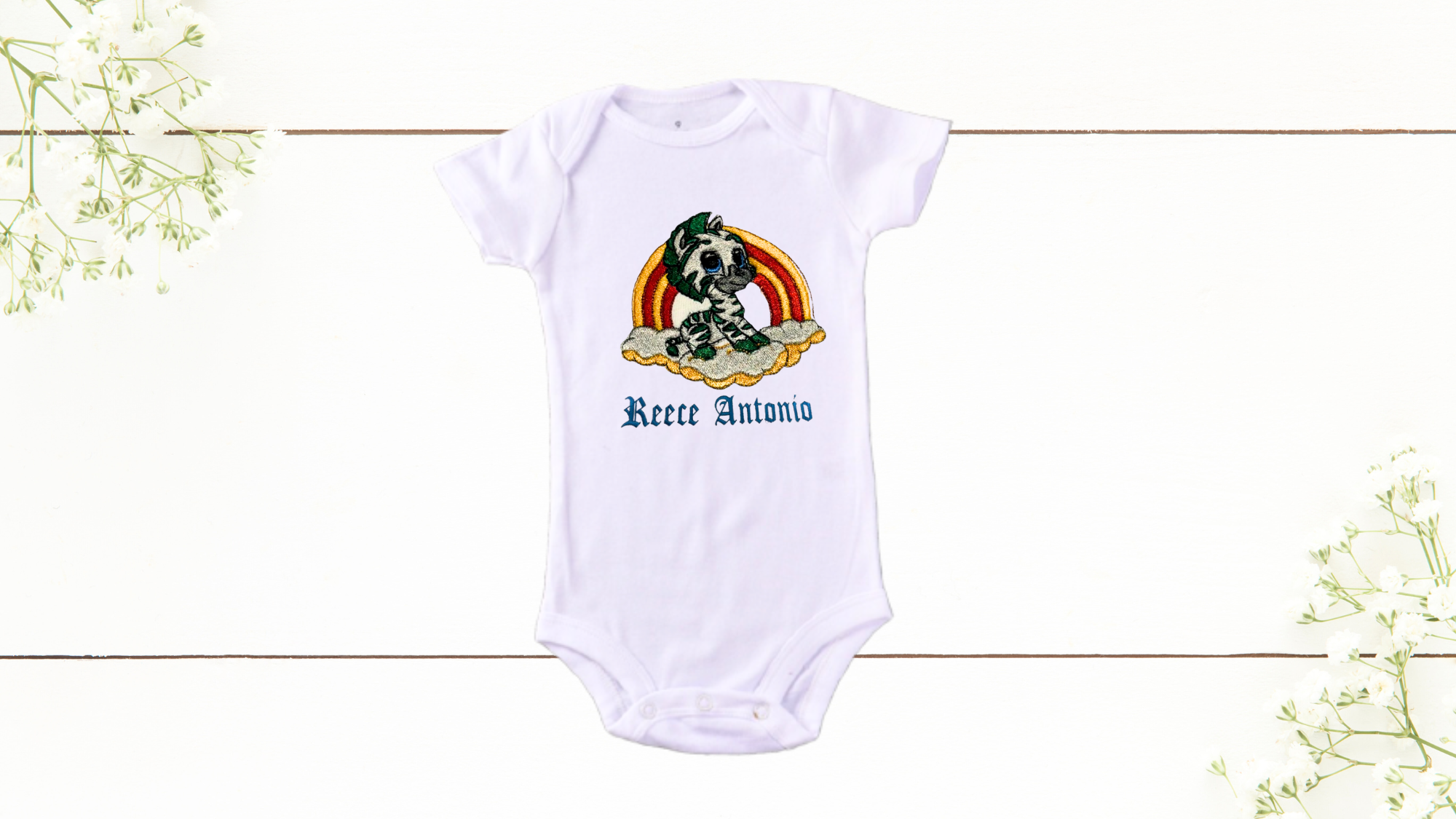 Bebe Zara Print Collared Bodysuit