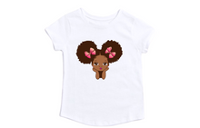Load image into Gallery viewer, Beautiful Princess Afro Girl Inspired /Custom Name/Age Toddler Shirt /Birthday Shirt/T-shirts