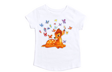 Load image into Gallery viewer, Baby Bambi and Butterfly /Bambi Bodysuit/Bambi and Butterfly Shirt/Birthday