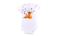 Load image into Gallery viewer, Baby Bambi and Butterfly /Bambi Bodysuit/Bambi and Butterfly Shirt/Birthday