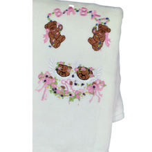 Load image into Gallery viewer, Baby Burp Cloth Babies Bear Embroidered/Burp Cloth/ Baby Accessories/Personalized