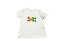Load image into Gallery viewer, Colors Crayon Back School T-shirt/Boys Crayon Shirt/Crayons Birthday Party/Boys Birthday Shirt