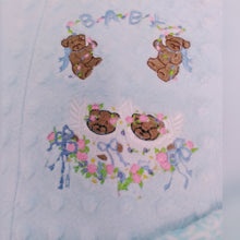 Load image into Gallery viewer, Baby Bear Blanket Embroidery Blue/Blanket/Baby Boy Blanket/Newborn Blanket/Personalized