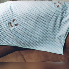 Load image into Gallery viewer, Baby Bear Blanket Embroidery Blue/Blanket/Baby Boy Blanket/Newborn Blanket/Personalized
