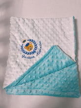 Load image into Gallery viewer, Boy Bear Crib Bedding Set/Crib Bedding Set Boy/ Birth Set/ Bear Quilt/Boy Bear Nursery /Nursery Set/Hoop Personalized/Blanket/Embroidery