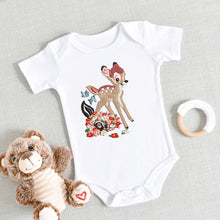 Load image into Gallery viewer, Baby Bambi Embroidered Bodysuit /Onesie/Bodysuits design/Clothing Kids/Customer kids/Customer Kids.
