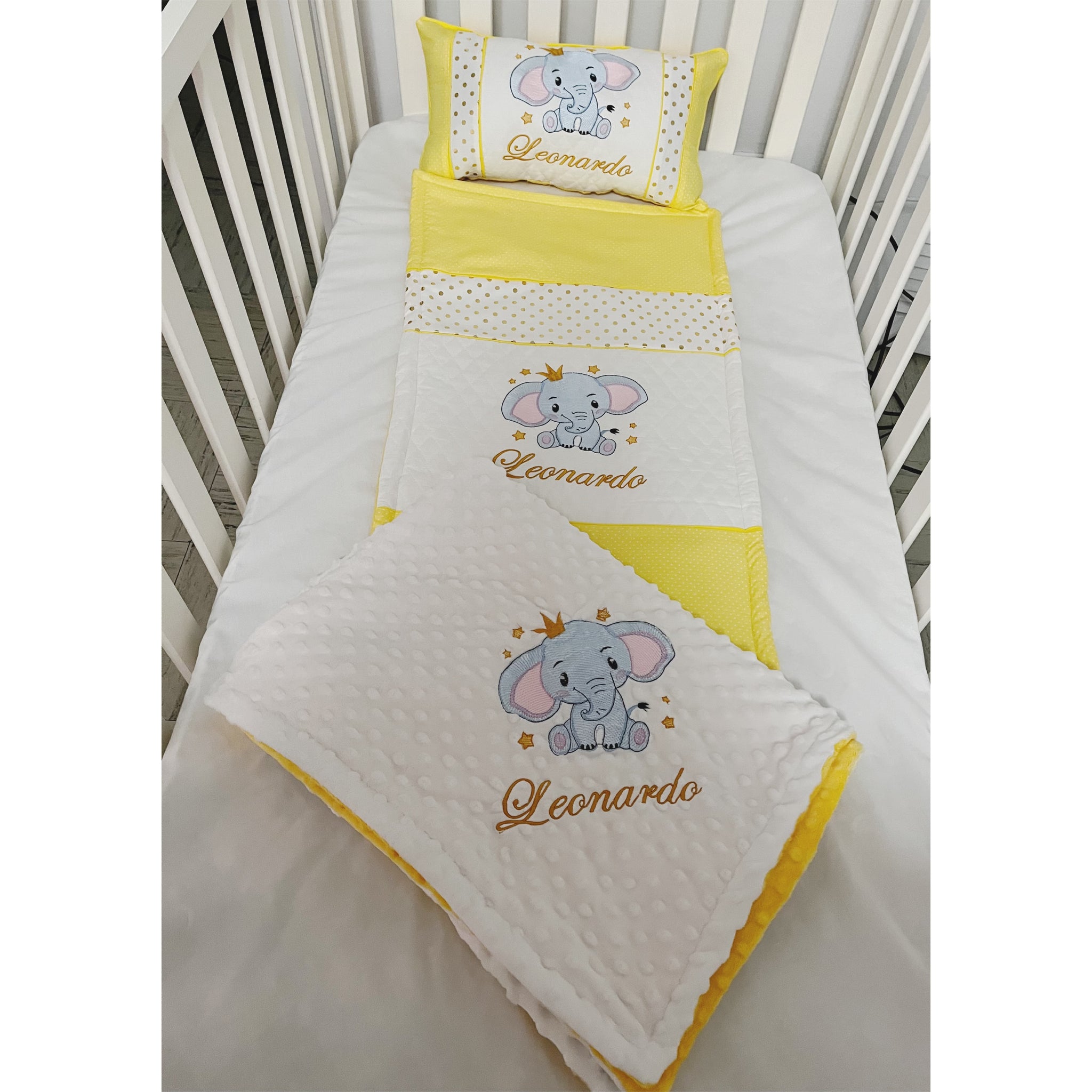 Baby elephant bedding for boy deals