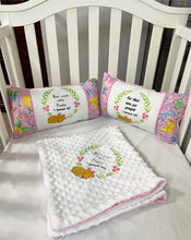 Load image into Gallery viewer, For this Little Girl Prayed Crib Bedding Set/Crib Set
