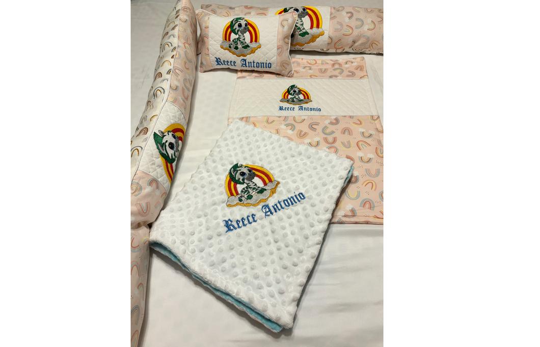 Zebra Baby Crib Bedding/Newborn Baby Crib Zebra/Baby Blanket/Baby Pillow/Baby Crib Set