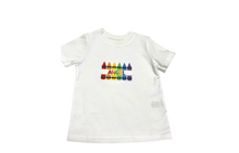 Load image into Gallery viewer, Colors Crayon Back School T-shirt/Boys Crayon Shirt/Crayons Birthday Party/Boys Birthday Shirt
