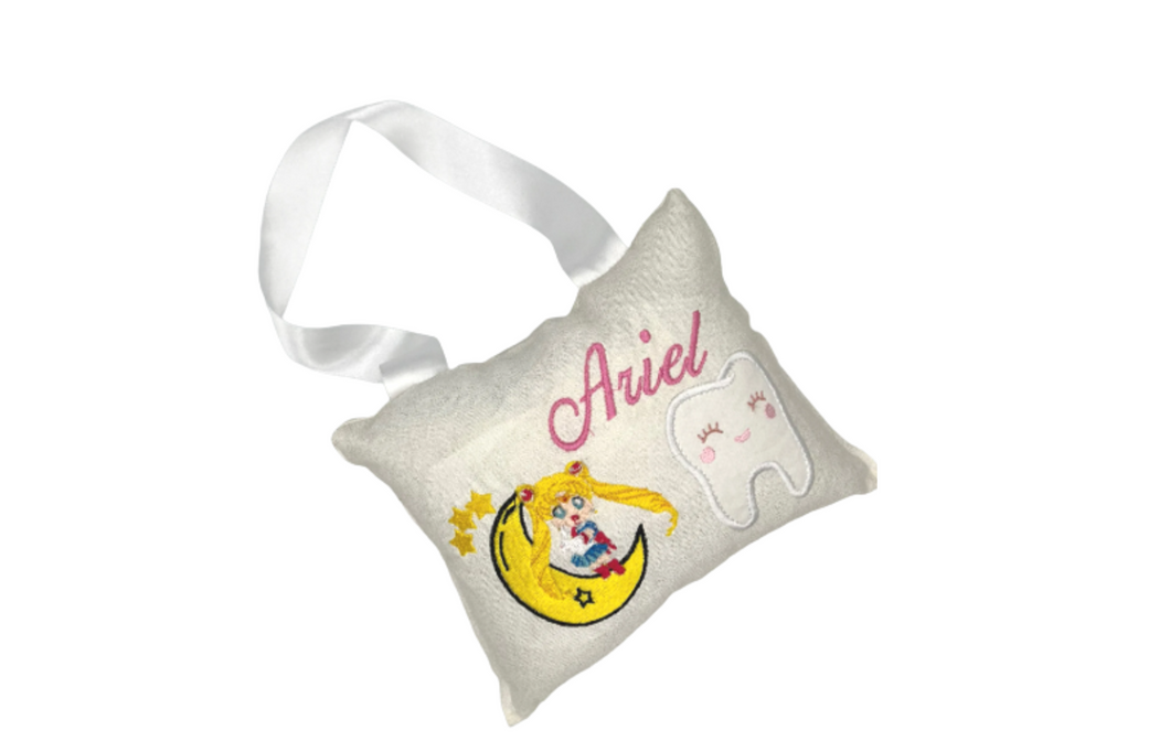 Sailor Moon Tooth Pillow/Girl Sailor Moon  Tooth Fairy Pillow/ Personalized Tooth Pillow