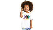 Load image into Gallery viewer, Afro American Mermaid Glitter Birthday Shirt Girl/Mermaid Birthday T-shirt
