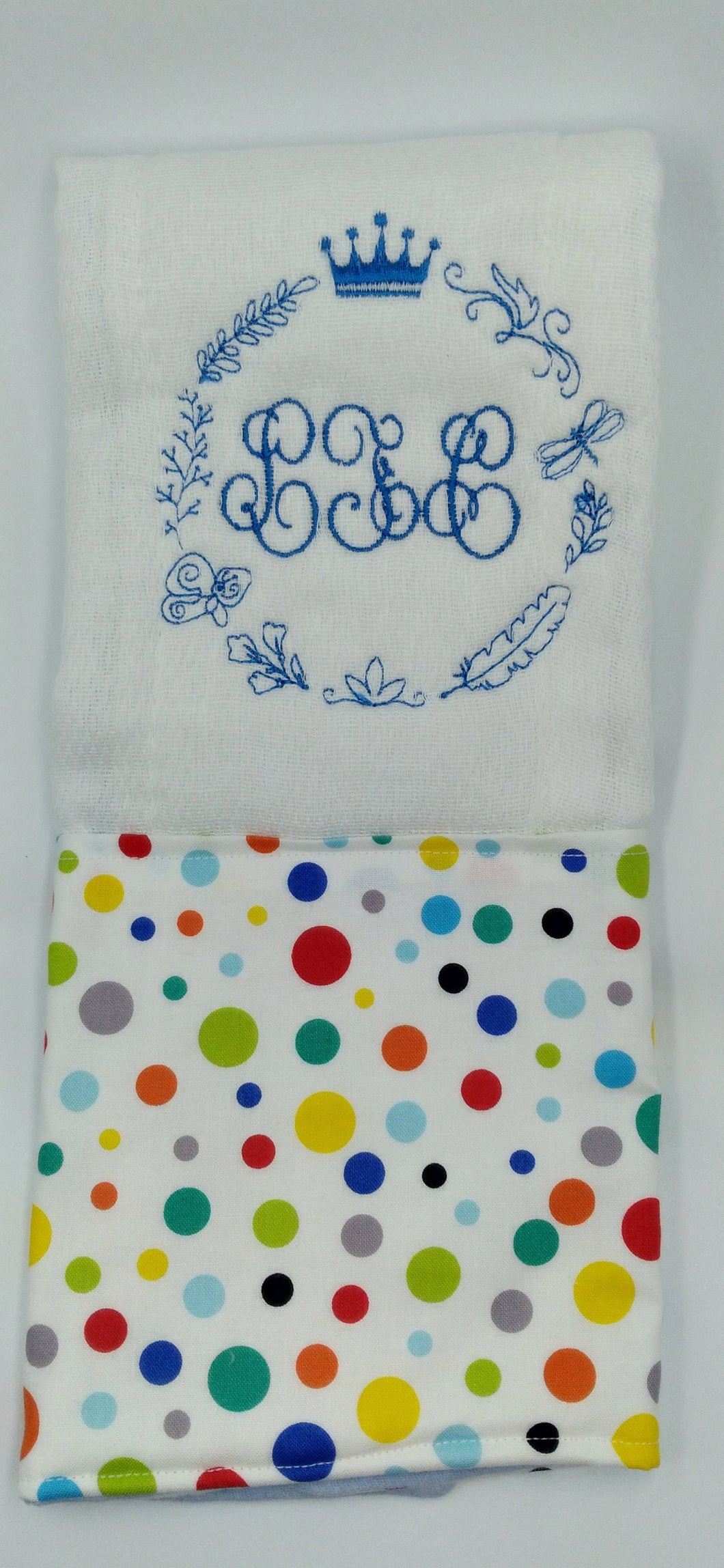 Baby Burp Cloths Set Boy Embroidered/Baby Accessories/ Burp Clothing  Personalized
